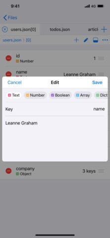 Jayson для iOS — скриншот 5