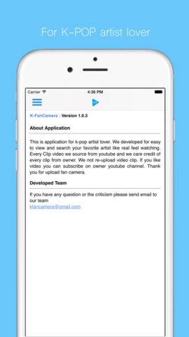 K-pop fancam Free для iOS — скриншот 3