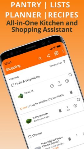KitchenPal: Pantry Inventory для Android — скриншот 1
