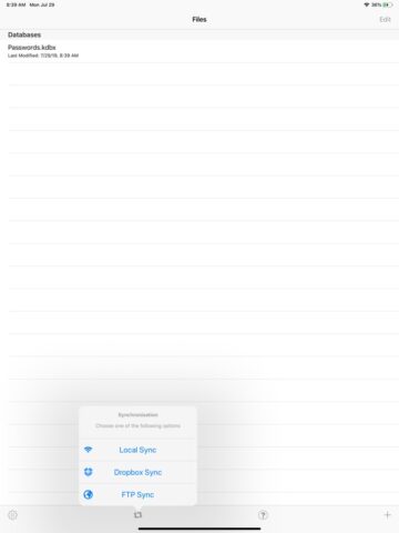 KeePass Touch для iOS — скриншот 2