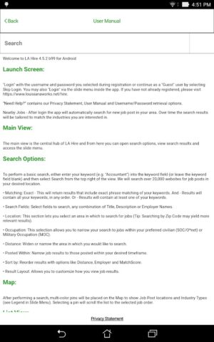 LA Hire для Android — скриншот 2