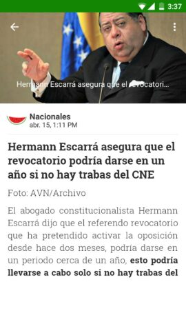 La Patilla для Android — скриншот 2