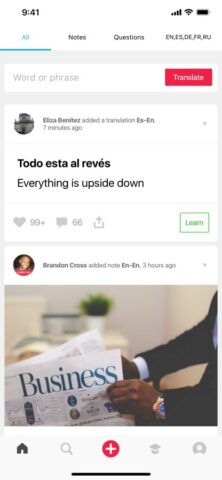 Language Live Словарь для iOS — скриншот 4