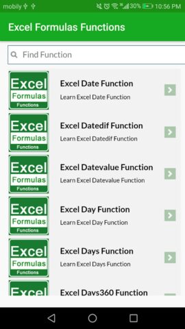 Learn Excel Formulas Functions для Android — скриншот 4