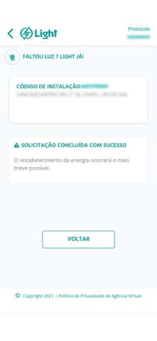 Light Clientes для Android — скриншот 5