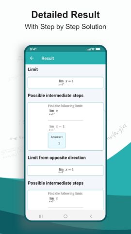 Limit Calculator and Solver для Android — скриншот 4