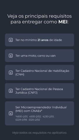 Loggi para entregador для Android — скриншот 3