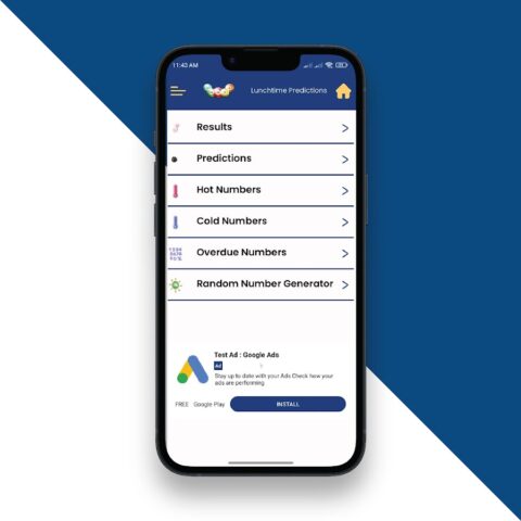 Lunchtime Prediction App для Android — скриншот 2