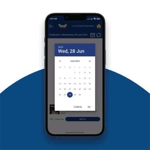 Lunchtime Prediction App для Android — скриншот 3