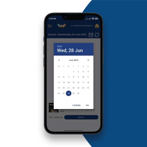 Lunchtime Prediction App для Android — скриншот 5