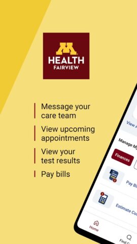 M Health Fairview для Android — скриншот 1