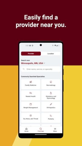 M Health Fairview для Android — скриншот 4