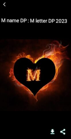 M name DP : M letter DP 2024 для Android — скриншот 3