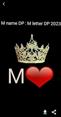 M name DP : M letter DP 2024 для Android — скриншот 4