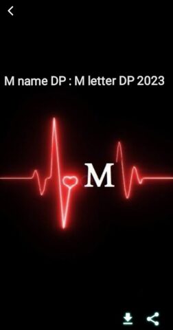 M name DP : M letter DP 2024 для Android — скриншот 5