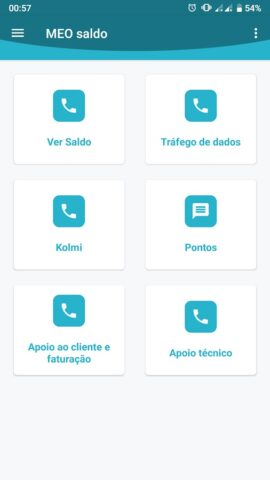 MEO Saldo для Android — скриншот 1