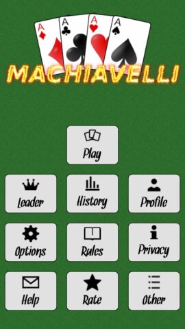 Machiavelli — Gioco di Carte для Android — скриншот 1