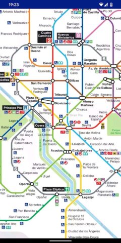 Madrid Subway Map для Android — скриншот 2