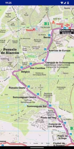 Madrid Subway Map для Android — скриншот 4