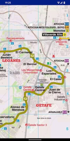 Madrid Subway Map для Android — скриншот 5