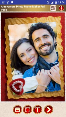 Make Wedding Anniversary Photo для Android — скриншот 1
