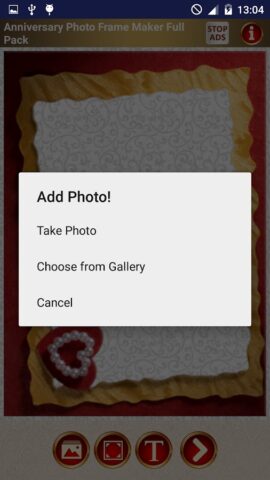 Make Wedding Anniversary Photo для Android — скриншот 2