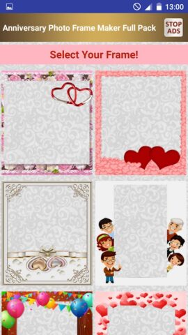 Make Wedding Anniversary Photo для Android — скриншот 4
