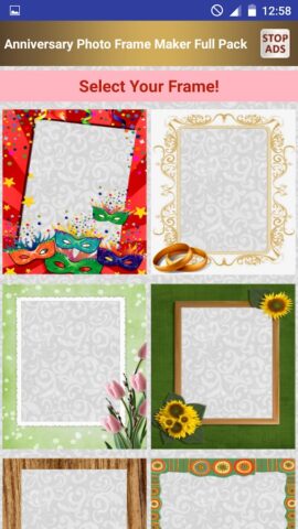 Make Wedding Anniversary Photo для Android — скриншот 5