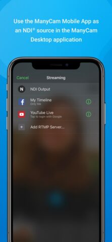 ManyCam — Easy live streaming. — скриншот 3