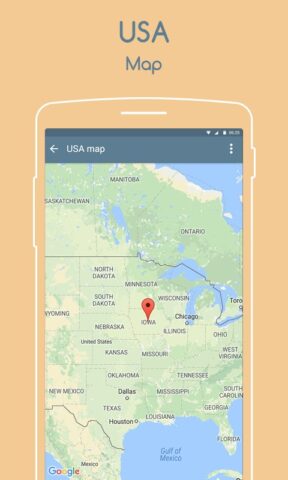 Map of USA для Android — скриншот 2
