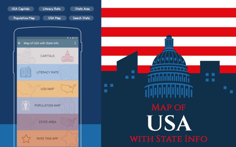 Map of USA для Android — скриншот 5