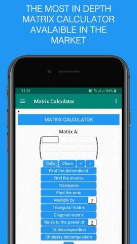 Matrix Calculator | solution для Android — скриншот 1