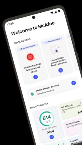McAfee® Security for T-Mobile для Android — скриншот 1