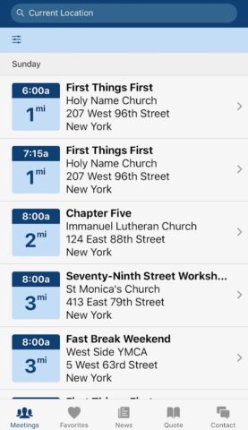 Meeting Guide для Android — скриншот 1