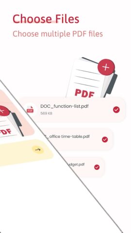 Merge PDF для Android — скриншот 2