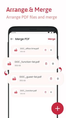 Merge PDF для Android — скриншот 3