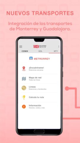 Metro — Metrobús México для Android — скриншот 1