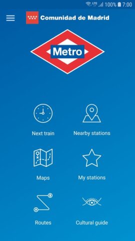 Metro de Madrid Oficial для Android — скриншот 1