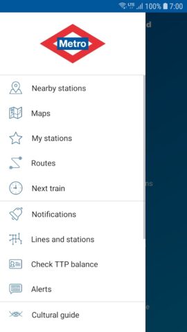 Metro de Madrid Oficial для Android — скриншот 2
