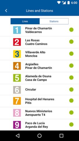 Metro de Madrid Oficial для Android — скриншот 5