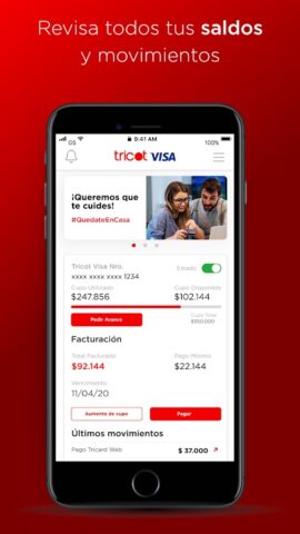 Mi Tricot Visa для Android — скриншот 1