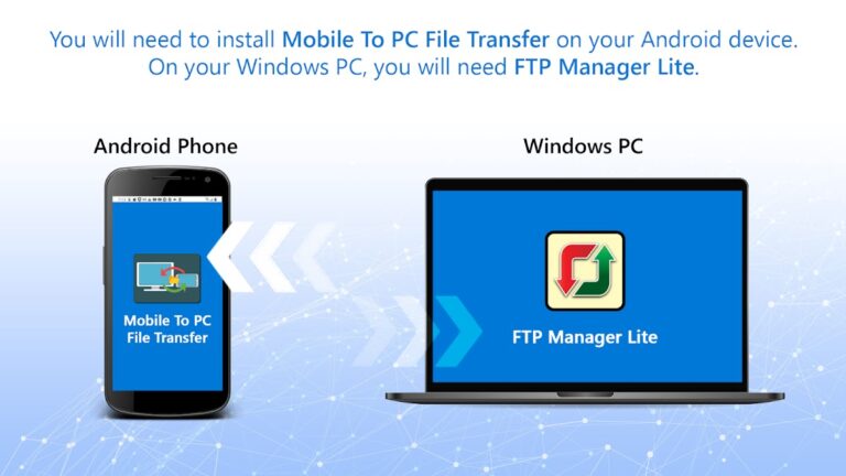 Mobile to PC File Transfer для Android — скриншот 4