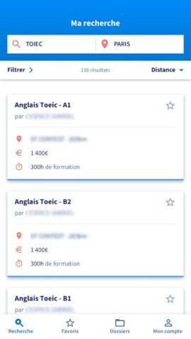 Mon compte formation для Android — скриншот 3