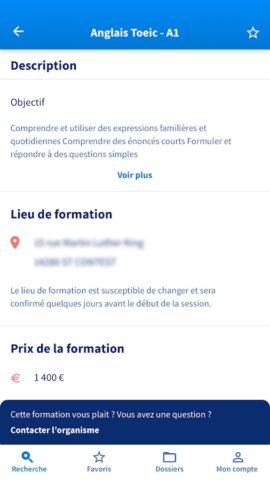 Mon compte formation для Android — скриншот 4