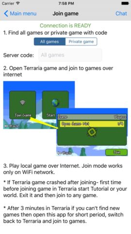 Multiplayer Terraria edition для iOS — скриншот 2