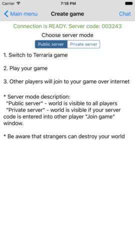 Multiplayer Terraria edition для iOS — скриншот 3