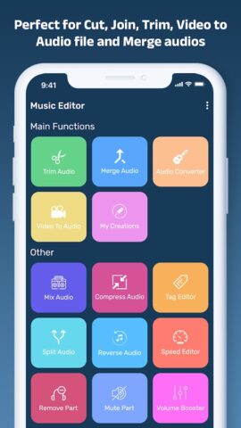 Music Editor: Trim, Cut, Merge для Android — скриншот 3