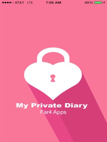 My Private Diary For Girls для iOS — скриншот 1