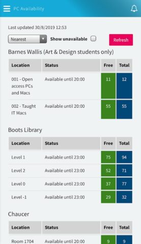 MyNTU — Nottingham Trent Uni для Android — скриншот 2