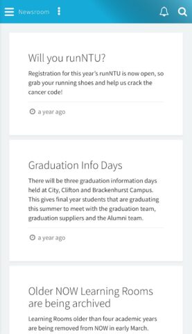 MyNTU — Nottingham Trent Uni для Android — скриншот 4